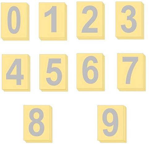 Numéro de maison adhésif, autocollant pour numéro de maison