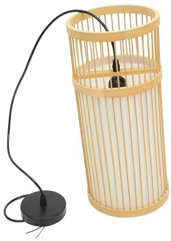 Gadpiparty Pendelleuchte Retro Deckenleuchte Holz Deckenleuchter Vintage Lampe Für Wohnzimmer Küche Balkon