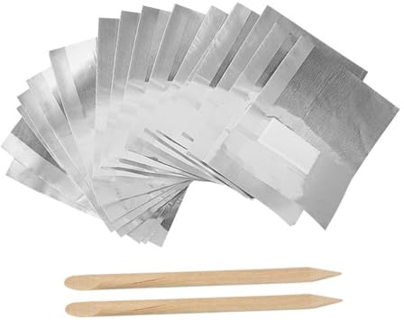 FOYTOKI 100pcs Gel Polish Remover Foils Nail Polish Remover Pads Nail Cleanser Salon Supplies