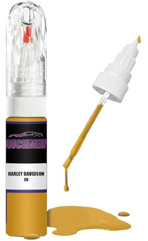 Kit de peinture pour Harley Davidson avec pinceau et pinceau pour Harley Davidson, chrome, jaune perlé