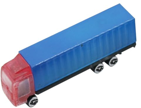 ERINGOGO Plastic Car Model Mini Container Truck Toy for Boys and Girls Construction Truck Model Realistic Shipping Container Car
