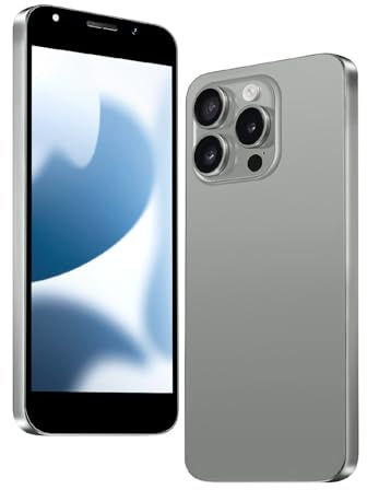 DEMANN GMBH Sblocca il telefono, schermo da 5,0 pollici, 2GB RAM + 16GB ROM/TF 128GB, doppia fotocamera, supporto 4G LTE FDD TDD, doppia SIM, adatto ai principianti.