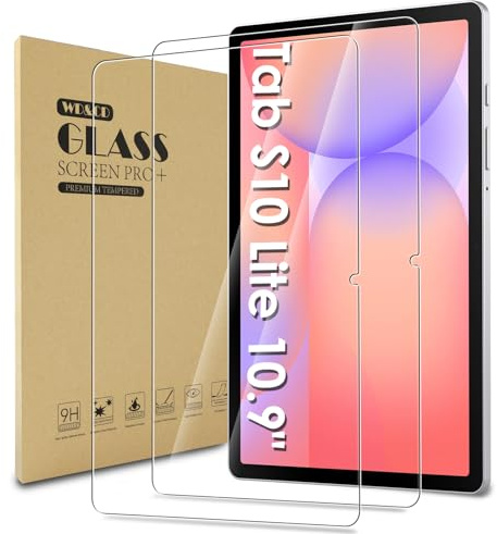 WD&CD 2 Pack Screen Protector Compatible with Samsung Galaxy Tab S10 Lite /S10 FE /S9 FE/S9/S8 10.9 inch, Anti Scratch Anti Bubble High Definition
