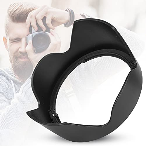RASTKY EW-73B Gegenlichtblende aus Kunststoff, Schwarz, Für EF S 17–85 F 4–5,6 is USM Objektiv, Kratzfeste Kamera-Gegenlichtblende, Schützt vor Wind, Geeignet Für Nachtaufnahmen, 1 X (EW-73B)