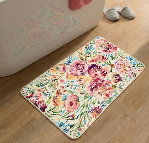 Gino Falcone Badematte - Aquata aus Polyester (Microfaser) | Größe: 60 x 100 cm; Farbe: Bunt