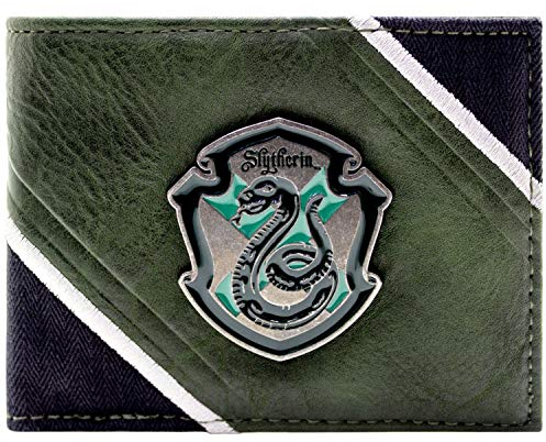 Harry Potter Slytherin Kamm Schwarz Portemonnaie Geldbörse