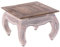Vintage Design OPIUMTISCH MAHA 50 | 50x35cm(LxH), Mahagoni | Asiatischer Beistelltisch, Couchtisch, Beistelltisch aus Vollholz | Farbe: 05 weiß-Natur