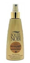 Soleil Noir - Huile Sèche Vitaminée 4 Bronzage Intense - Peaux Mates et Bronzées - Actifs Anti-Âge et Vitamines - Fabrication Française - Flacon Pompe, 150 ml