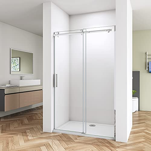 Huiyang 1200mm Frameless Sliding Shower Enclosure Door 1950 Glass Screen Cubicle