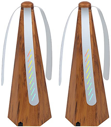 Haishell 2 Pcs Fly Repellent Fan for Tables Insects Repellent Fan Food Protector Fan Portable Wood Grain Table Fan for Outdoor Indoor Keep Flies/Bug Away from Your Food