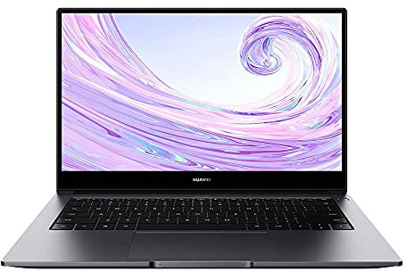 HUAWEI MateBook D 14 PC Portable 14 Pouces, FHD, Design Premium en Métal, Intel Core i5, RAM 8 Go, SSD 512Go, Windows 10 Home, Capteur D'empreinte Digitale, Clavier Français AZERTY, Gris