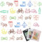 60 Stück Büroklammern YUTOU Cartoon Bunte Tier Design Büroklammern Metall Paper Clips Lesezeichen Kreative Design Büroklammern für Lesezeichen Büro Schule Notebook (Stil Zufällig)