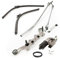 LST Scheibenwischer Gestänge Wischermotor Front Wischblatt Schlauch Set vorne kompatibel mit Audi Q7 4L 2006-2015