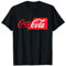 Logo Coca Cola moitié rouge moitié blanc T-Shirt