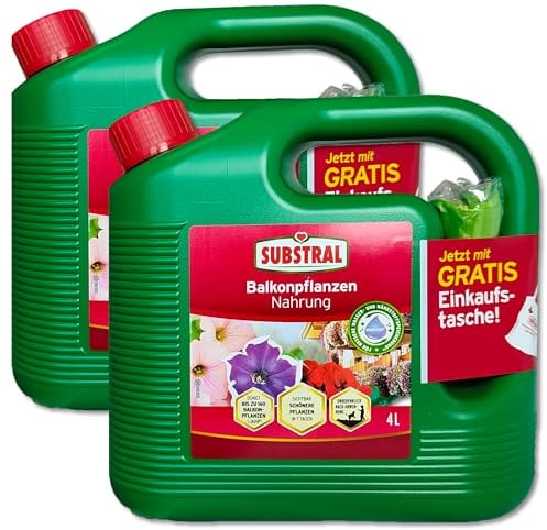 Substral 2 x 4 L Balkonpflanzen Nahrung Dünger