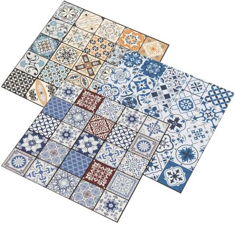 IFUDE Waschmaschine Abdeckung, 60 x 60 cm Staubmatte Weiche und Zuschneidbare, Waschmaschinenauflage rutschfest für Waschmaschine,Trockner,Bäder,Küche (Gepunktet)