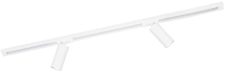 Ledvion Track Lighting 1m 1-Phase White 2 Spotlights Without GU10 Bulb