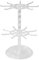 Bracelet Spinner Jewelry Display With 18 Hooks - Rotating Tabletop Adjustable Height Stand For Earring, Keychain