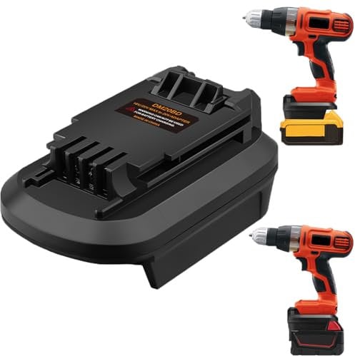 UNIKI Battery Adapter for DeWalt & Milwaukee to Black & Decker 20V Max Lithium Power Tools (Adapter Only, 20V Output)