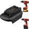 UNIKI Battery Adapter for DeWalt & Milwaukee to Black & Decker 20V Max Lithium Power Tools (Adapter Only, 20V Output)