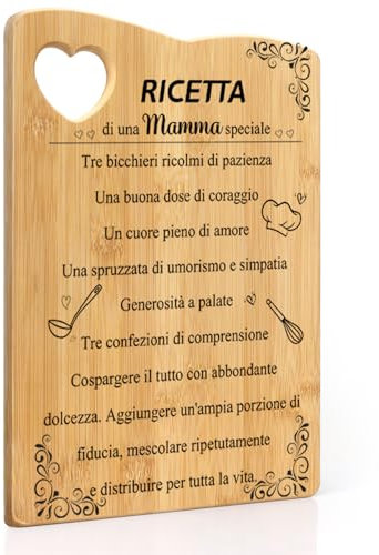 Regali Festa Della Mamma Originali Regalo Mamma Regalo Compleanno Mamma Tagliere In Bambù Inciso Regalo Donna Compleanno Regali Per Le Donne Idea Regalo Donne Regali Per Mamma Natale