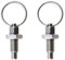 2 bulloni di bloccaggio con anello di trazione, perno a molla in acciaio inox, perno di sicurezza retrattile per elettrodomestici (M12)
