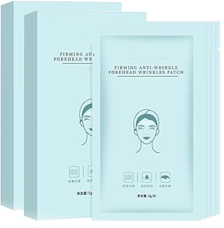 Facial Patches, Forehead Wrinkle Patches, Anti Falten Anti Stirnfaltenhaut Feuchtigkeitsspendende Reparatur Stirnpflaster