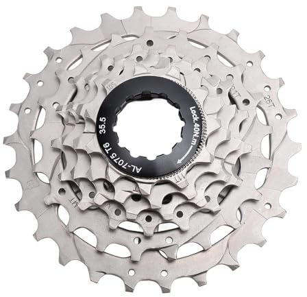 POENVFPO Cycle Cassette, 6-Gang-Kassette mit Stahllager und Aluminiumlegierung, leise und Glatte Drehung Zubehör