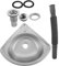 OUNONA Lavabo Simple pour Camping-Car Petit Évier De Bar Évier Mural en Acier Inoxydable Évier Dangle Évier À Légumes pour Camping-Car Design Compact