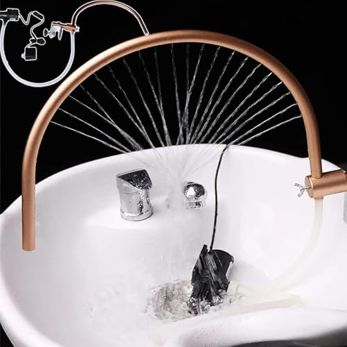 FBJAMZ Spa Basin Robinet Water Circulation Cadre, Cadre d'équipement Spa Head, Care Care Salon Waterfall, pour Le li lit de shampooing à Salon