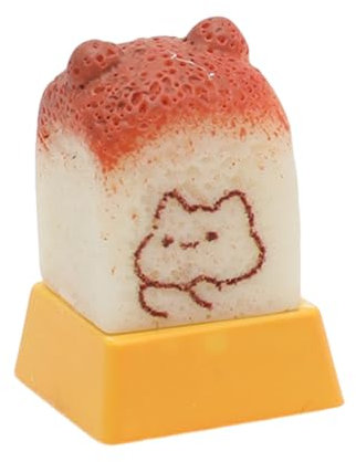 Keycap Toasts Resin Keycaps Cartoon Keyboard Caps For Mechanical Gaming Keyboard Personality 3D Keycaps Gaming Keycap