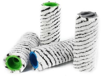 4 Stück Steinwalze For Hartbodenreiniger, Kompatibel Mit Karcher, FC7 FC5 FC3, Haushaltsreinigungs-Kehrroboter, Ersatzteile