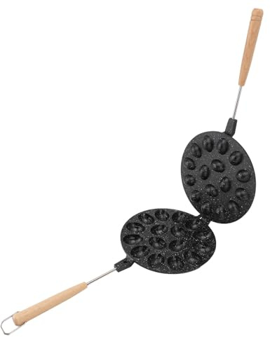 LOCADENCE Macchina Biscotti Alle Noci, Strumento Antiaderente Biscotti Lega Alluminio Forma Ovale 16 Fori per Pasticceria, Domestica (Stile 1 (130x52 cm/51,2x20,5 pollici))