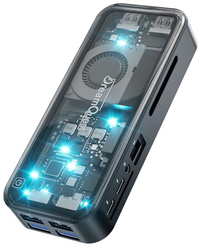DreamQuest Mini PC Stick 12GB DDR5 1TB M.2 SSD Intel N95 (bis zu 3.4Ghz) Mini Computer mit Linux vorinstalliert, 2X HDMI, 2X USB-C, WiFi 6, BT 5.3, für Home/Office/kommerzielle Nutzung