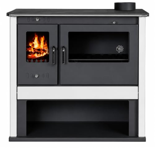 Viki Lix Ivory Holzherd 10,5 kW mit Backofen und Kochplatte