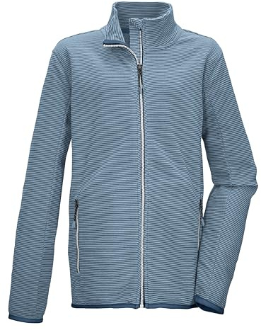 Killtec Jungen Fleecejacke mit Stehkragen KOS 162 BYS FLC JCKT, hell denim, 116, 44358-000