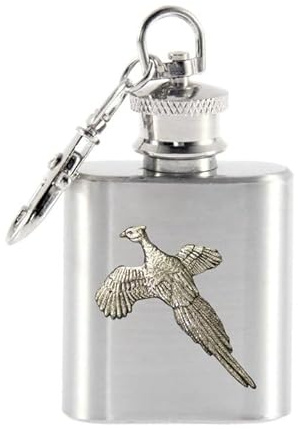 Pheasant 1oz keyring hip flask