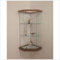 VM ART DESIGN GLASS Glashängevitrine zur Wand Winkel VM504T (Holz Kirschholz)