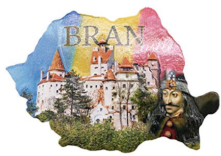 3D Bran Romania Refrigerator Fridge Magnet Tourist Souvenirs Handmade Resin Craft Magnetic Stickers Home Kitchen Decoration Travel Gift