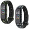 WD&CD Cinturini Compatibile per Mi Band 3/ Mi Band 4, Cinturini in Silicone, Sportivo Colorato Regolabile Bracciali Compatibile per Xiaomi Band 3/4-2 Pezzi (Tipo mimetico: Verde, Grigio)