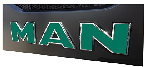 W.B.A. Aufkleber passend für Man Emblem TGX/TGS Euro 6 ab Bj. 2013 RAL Grüntöne (RAL 6016, TGS)