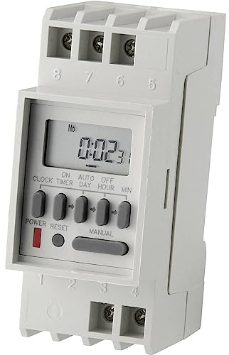 C-Control TM-848-2 Hutschienen-Zeitschaltuhr digital 230 V/AC 4000 W