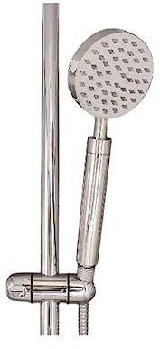 Pommeau de douche filtrant Hydropure Inox - Une cartouche incluse