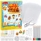 Auihiay 198 Stücke Schrumpffolie Schrumpffolienplatten, inklusiv 20 Stücke Schrumpfende Plastikfolie, Schlüsselanhänger, Schließe und Locher für DIY Handwerk für Kinder
