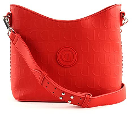 Desigual BOLS_LAZARUS GALATI3000 CARMIN 20SAXPD03000U Maße: 24 (L) x 11 (B) x 17,5 (H) cm mit Haken und Öse sowie Reißverschluss