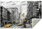 LORVIES Street View Of New York Area Teppich rutschfeste Bodenmatte Fußmatten für Wohnzimmer Schlafzimmer 150 x 99 cm