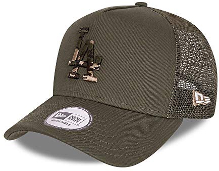 New Era Los Angeles Dodgers Camouflage Infill A-Frame Adjustable Trucker Cap - One-Size