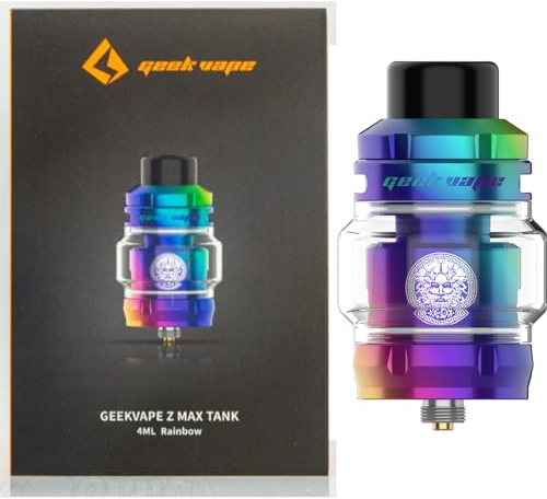 GeekVape Z Max Tank 4ML de capacidad Atomizador para cigarrillos electrónicos 810 Drip Tip con bobina de la serie M Flujo de aire ajustable Vaporizador