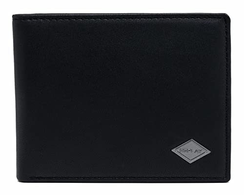 REPLAY Herren FM5241.001.A3063 Reisezubehör-Brieftasche, 098 Black