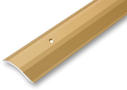 NALine® Höhenausgleichsprofil 45 x 900 mm Gold zum Schrauben | Übergangsprofil zum Ausgleich gleichm. Höhenunterschiede von 2 - 20 mm